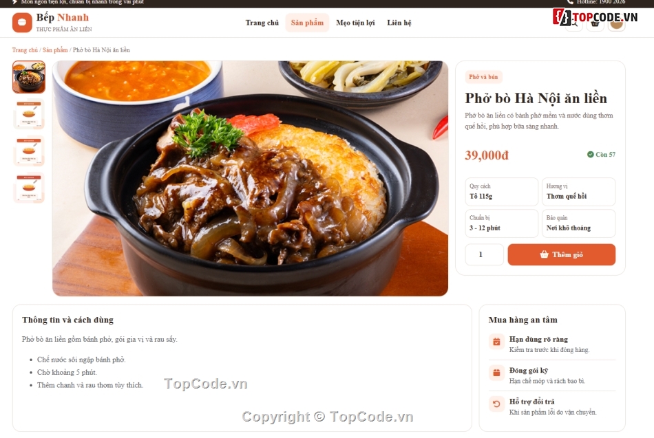 Web ẩm thực,ẩm thực,bán thực phẩm,thực phẩm